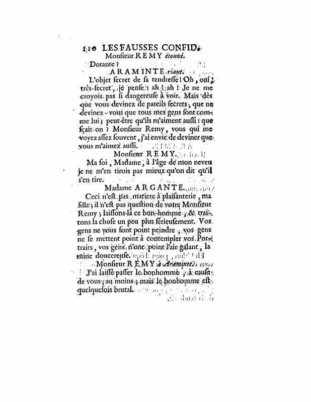 1738 : Les fausses confidences