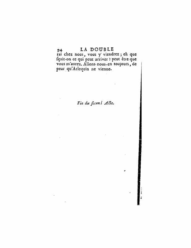 1724 : La double inconstance