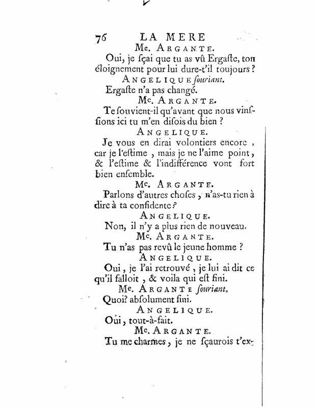 1735 : La mère confidente