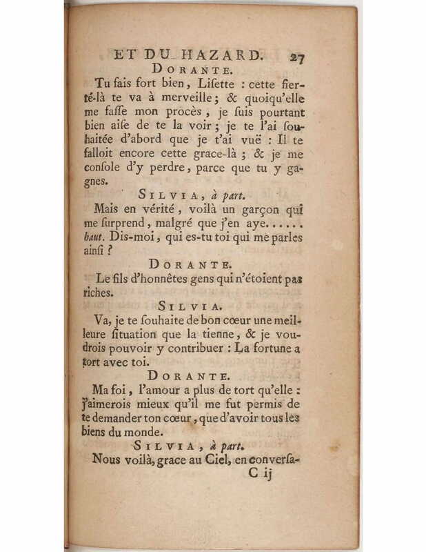 1730 : Le jeu de l’amour et du hasard