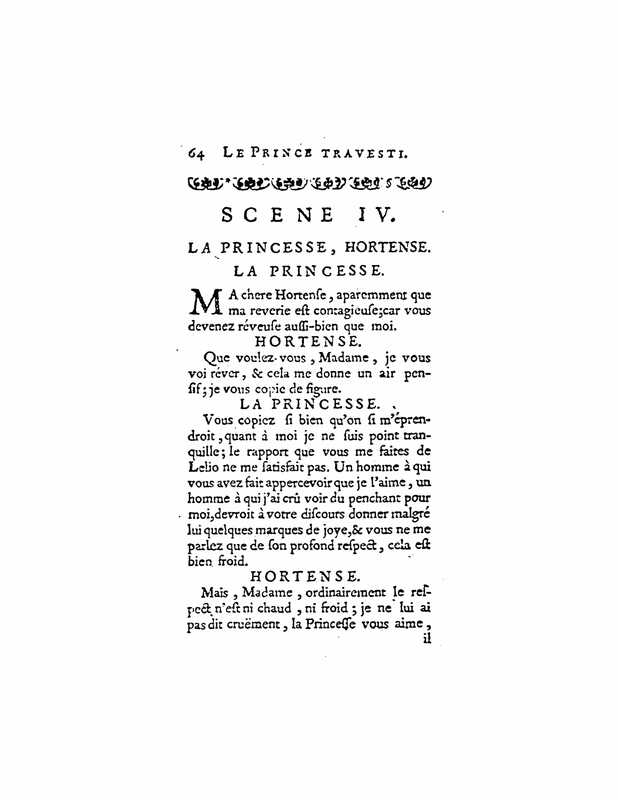 1727 : Le prince travesti