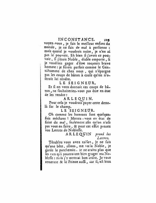 1724 : La double inconstance