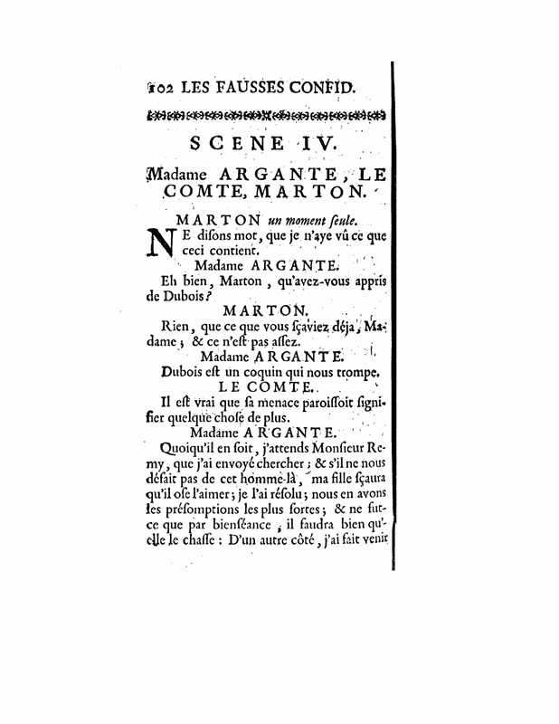 1738 : Les fausses confidences