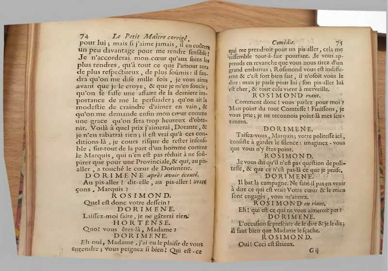 1739 : Le petit-maître corrigé
