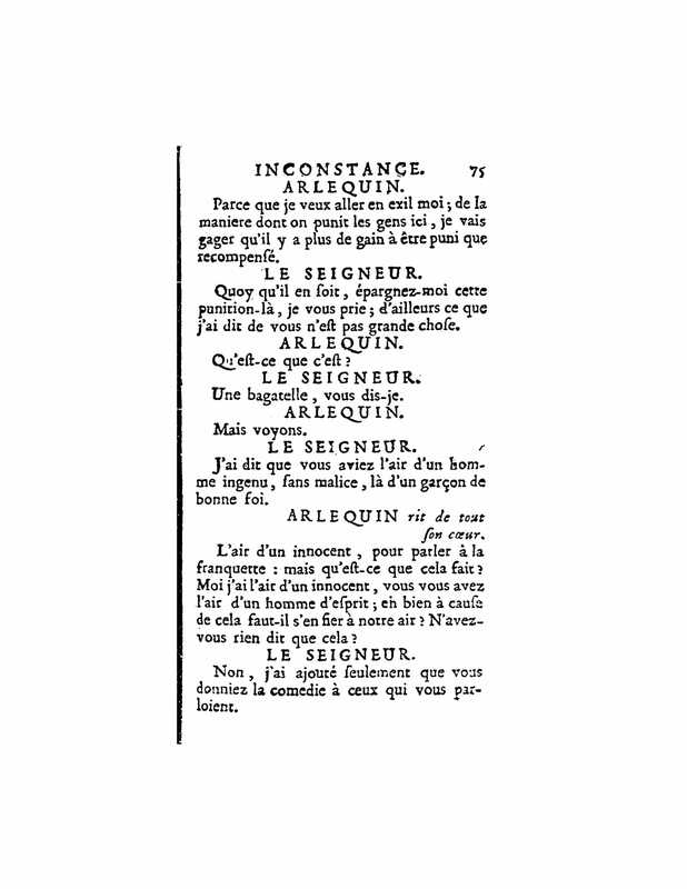 1724 : La double inconstance