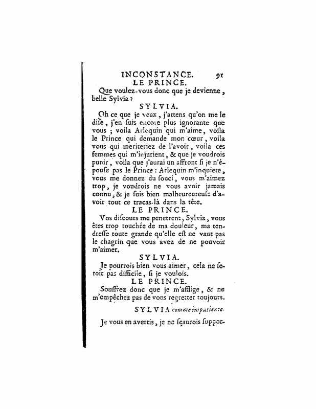 1724 : La double inconstance
