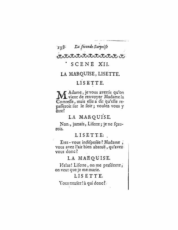 1728 : La seconde surprise de l’amour