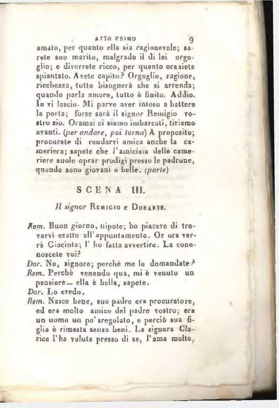 1829 : Le false confidenze [Salvatore Fabbrichesi, 1816]