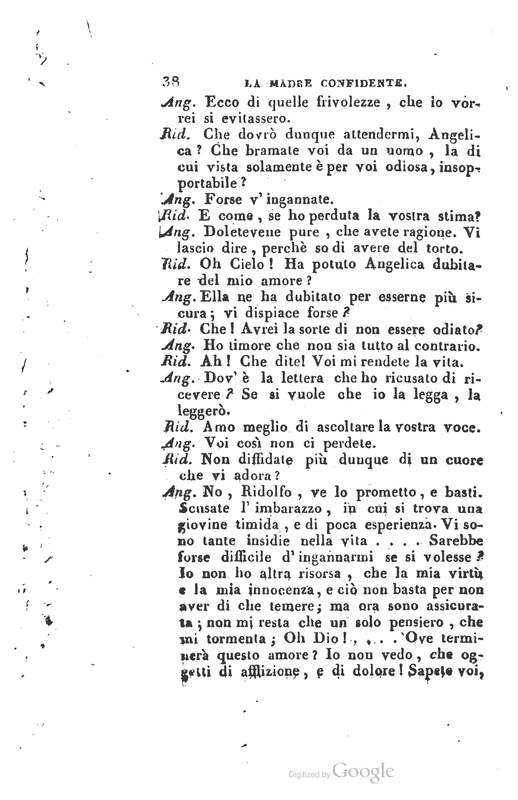 1825: La madre confidente (anonyme)