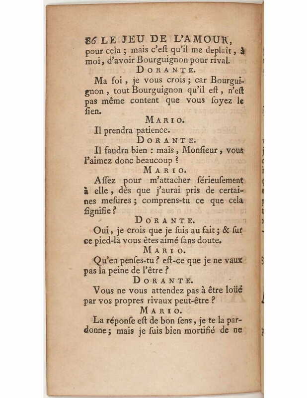 1730 : Le jeu de l’amour et du hasard
