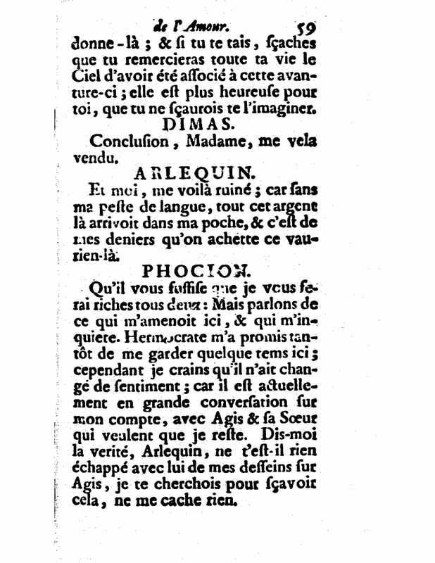 1732 : Le triomphe de l’amour