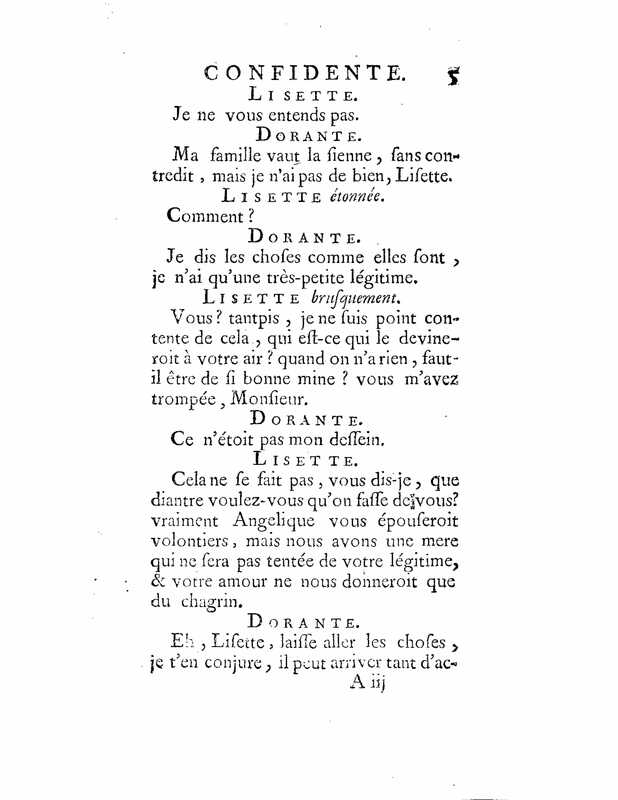 1735 : La mère confidente