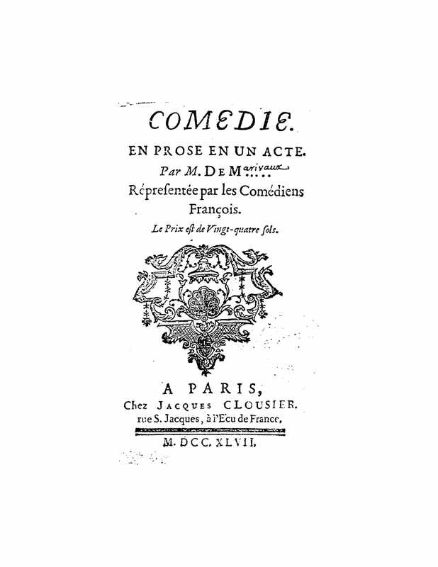 1747 : La dispute