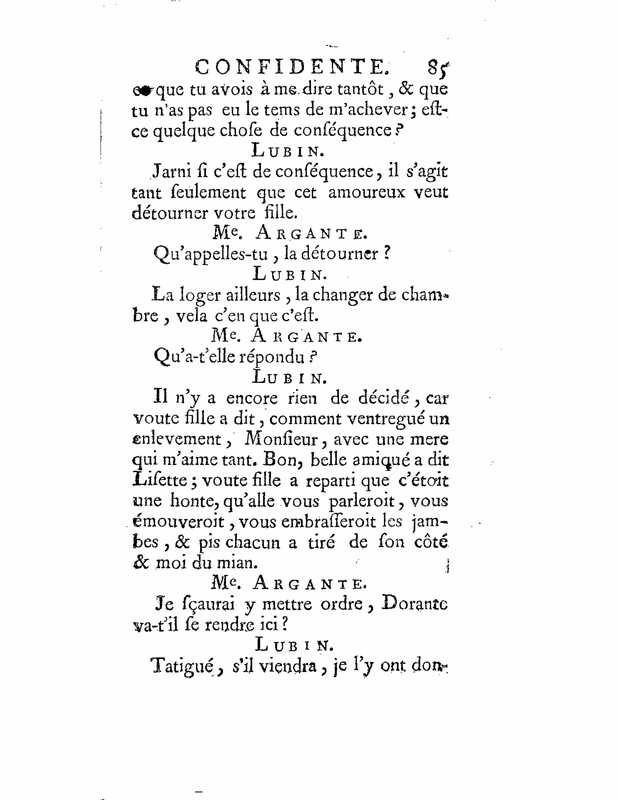 1735 : La mère confidente