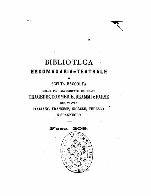 1872 : Le false confidenze