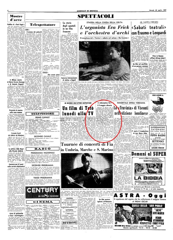 1966 : Il gioco dell’amore e del caso, Revue de presse
