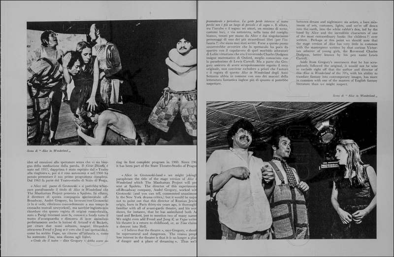 1971 : La finta serva ovvero il furbo punito, Programme du Festival de Spoleto