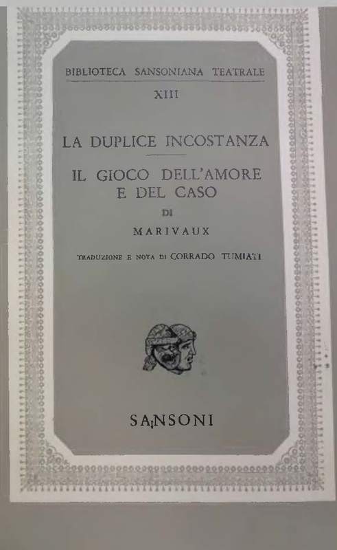 1952 : Il gioco dell’amore e del caso (Corrado Tumiati)