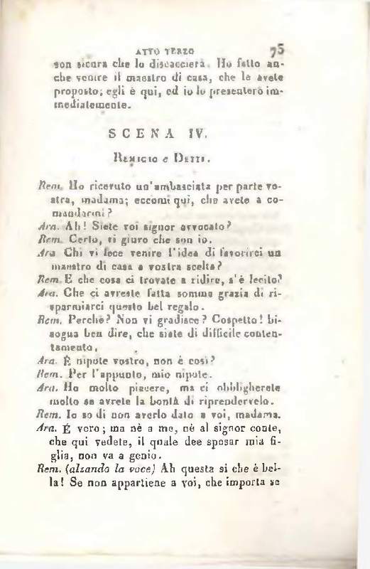 1829 : Le false confidenze [Salvatore Fabbrichesi, 1816]