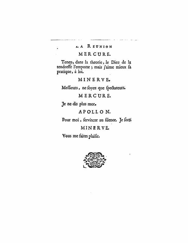 1732 : La réunion des amours