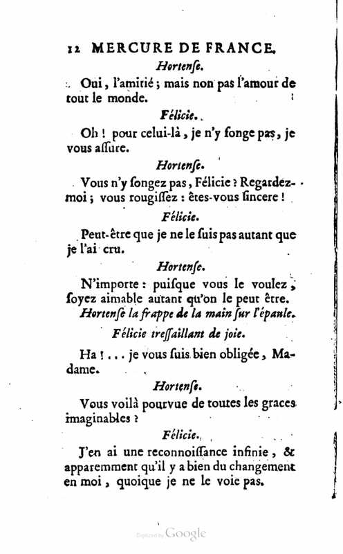 1757 : Félicie