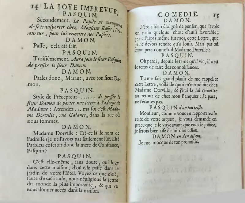 1738 : La joye imprévue