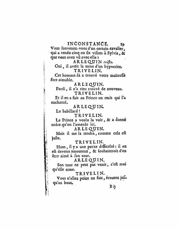 1724 : La double inconstance