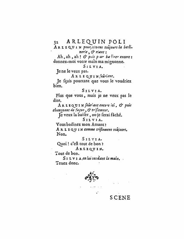 1723 : Arlequin poli par l’amour