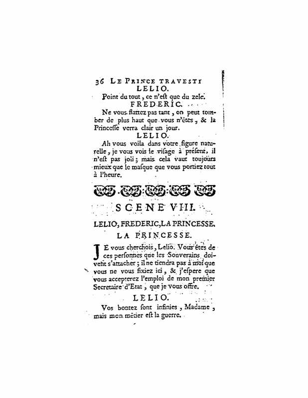 1727 : Le prince travesti