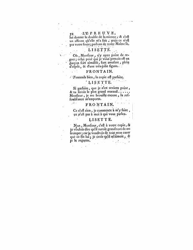 1740 : L’épreuve