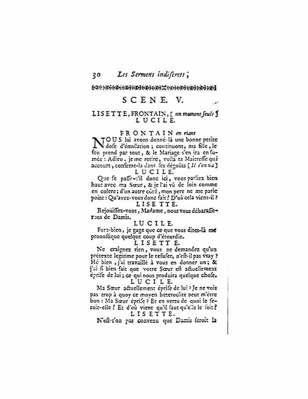 1732 : Les serments indiscrets