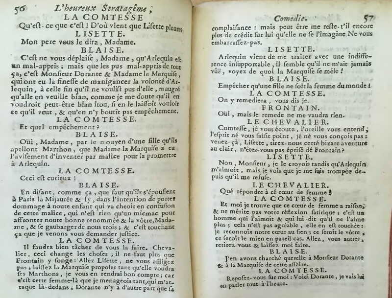 1733 : L’heureux stratagème