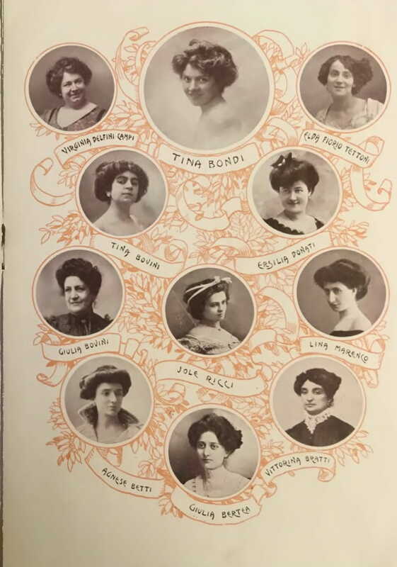 1920 [environ] : Le false confidenze (troupe Bratti)