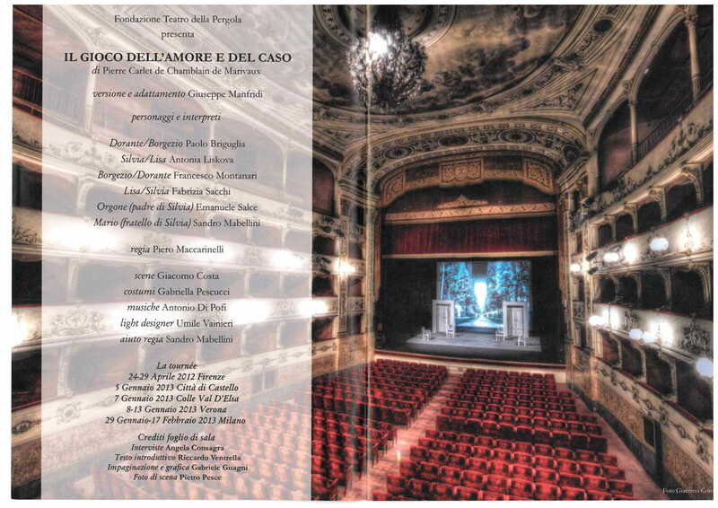 2012 : Il gioco dell’amore e del caso, Programme