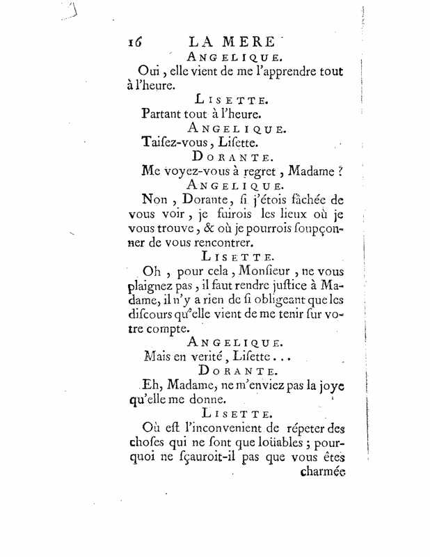 1735 : La mère confidente