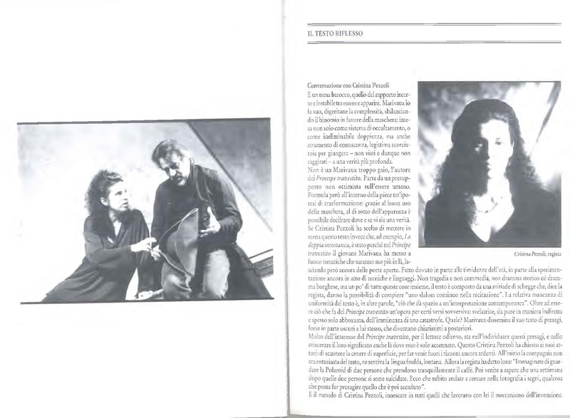 1997 : Il principe travestito (Programme)