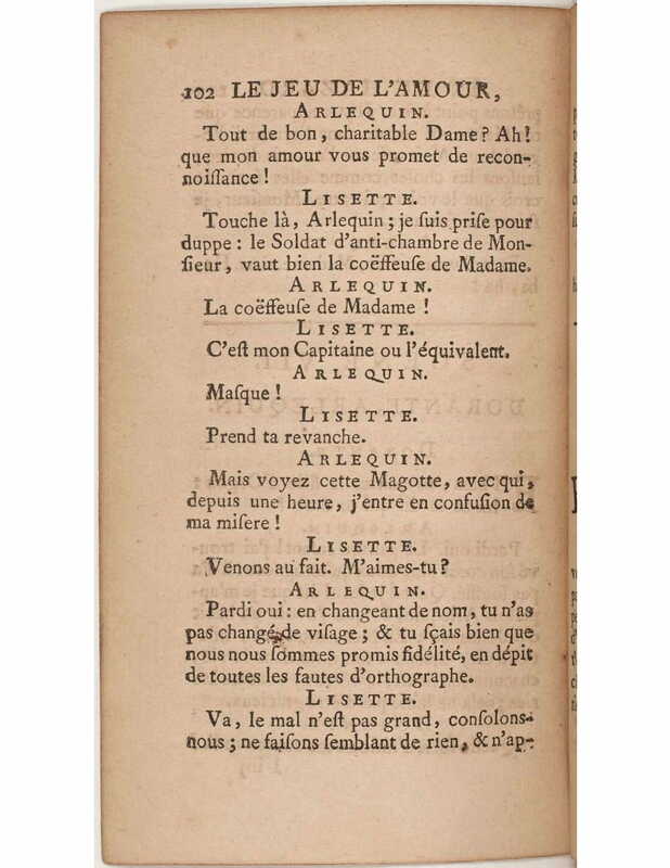 1730 : Le jeu de l’amour et du hasard