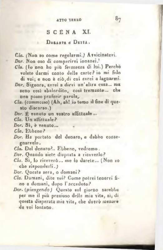 1829 : Le false confidenze [Salvatore Fabbrichesi, 1816]