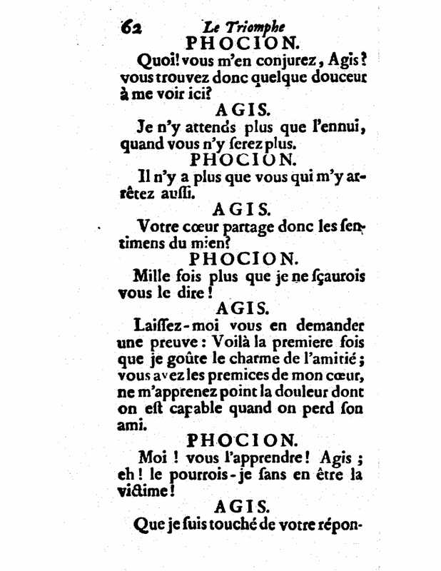 1732 : Le triomphe de l’amour