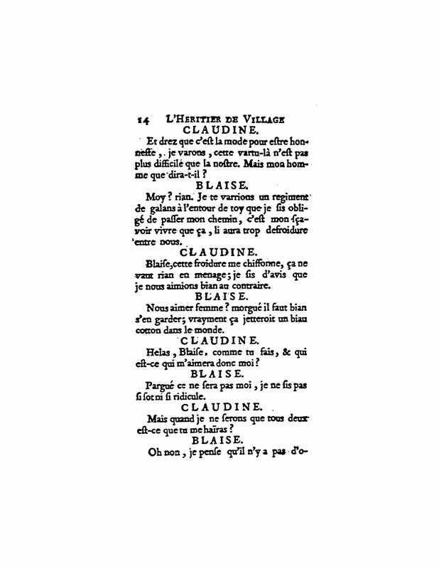 1729 : L’héritier de village