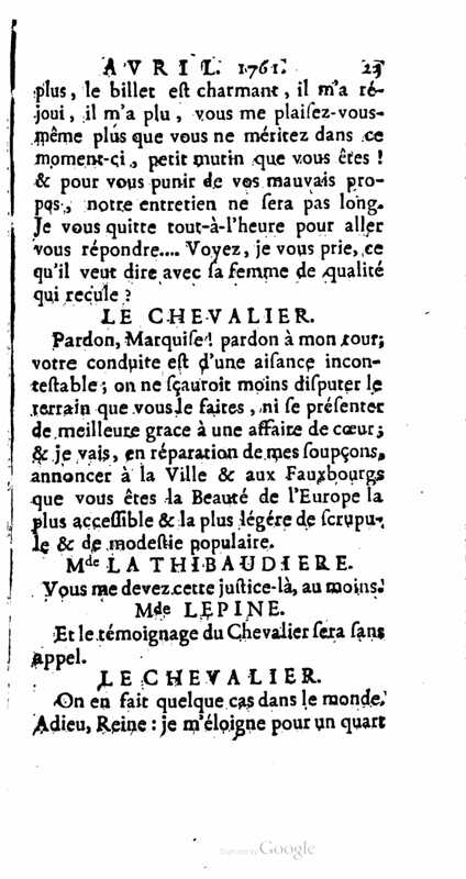 1761 : La provinciale