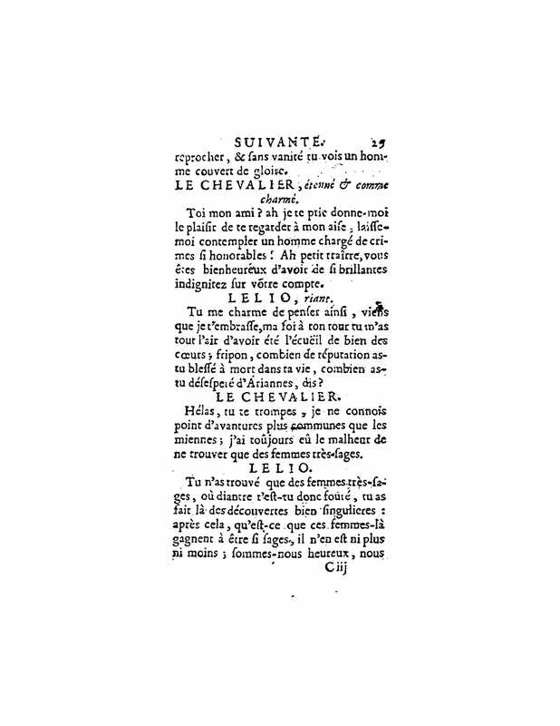 1729 : La fausse suivante