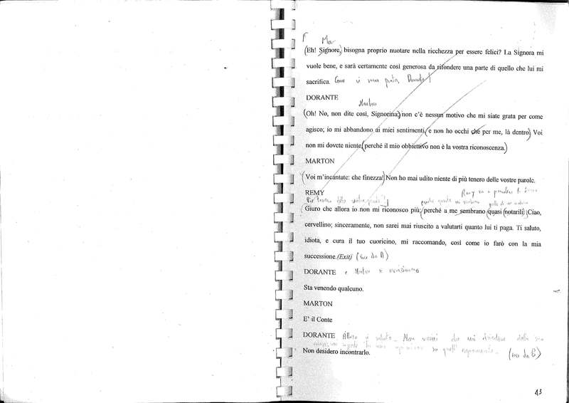 1998 : Le false confidenze (Toni Servillo)