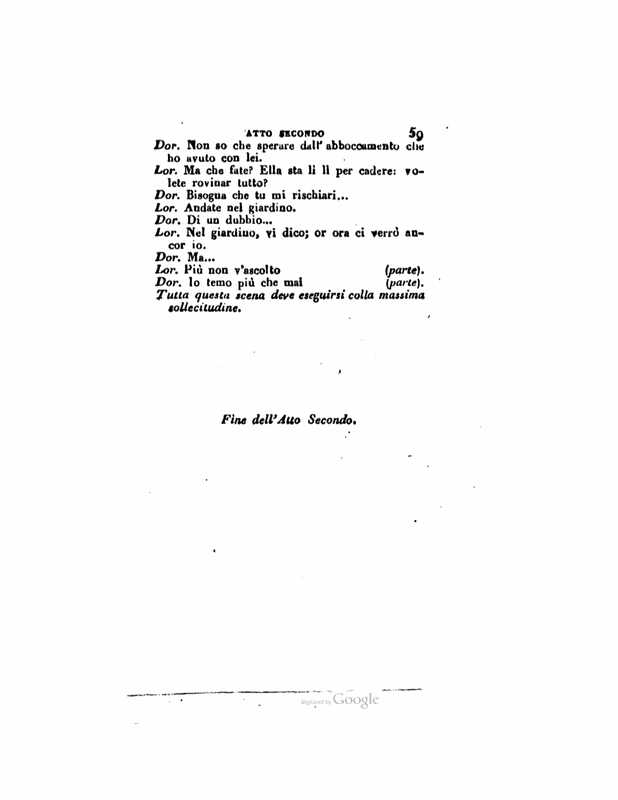 1833 : Le false confidenze