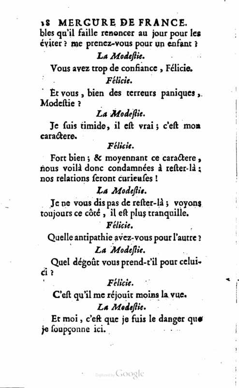1757 : Félicie
