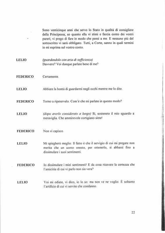 1997 : Il principe travestito (Cristina Pezzoli)