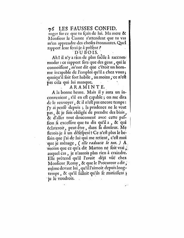 1738 : Les fausses confidences