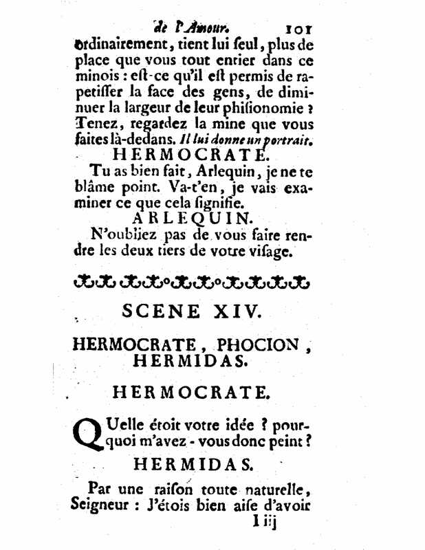 1732 : Le triomphe de l’amour