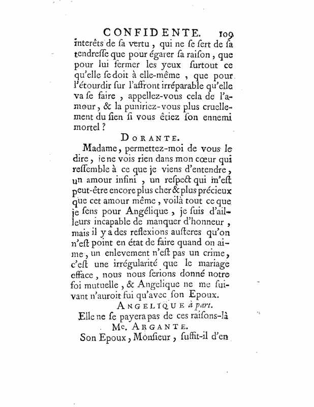 1735 : La mère confidente