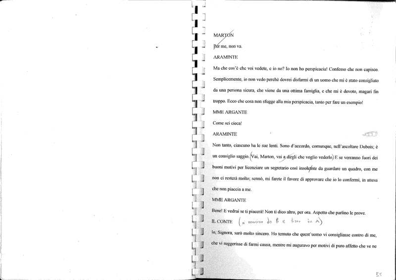 1998 : Le false confidenze (Toni Servillo)